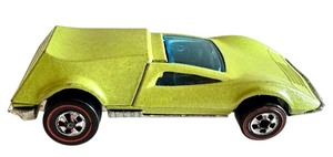 lot 4HW image: Vintage Hot Wheels Redlines Buzz Off Lime Green 1973