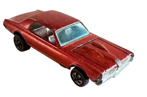 lot 14C image: Vintage Hot Wheels Redlines Spectraflame Orange Custom Cougar