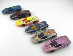 lot 5N image: Set of 6 Hot Wheels Silver Bullet Diecast Cars Assorted Colors