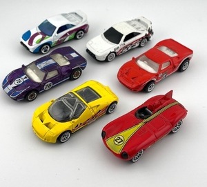 lot 24N image: Set of 6 Hot Wheels Diecast Sports Cars Assorted Models