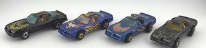 lot 35N image: Set of 4 Vintage Hot Wheels Hot Bird Diecast Cars 1977 Pontiac Firebird