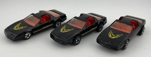 lot 38N image: Set of 6 Hot Wheels Pontiac Firebird Formula Diecast Cars