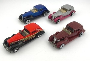 lot 43N image: Set of 4 Vintage Hot Wheels Diecast Classic Cars