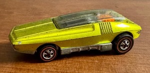 lot 102 image: Vintage 1969 Hot Wheels Redlines Whip Creamer in Metallic Yellow