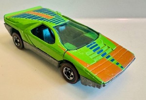 lot 141 image: Vintage Hot Wheels Carabo Redline Diecast Car 1969, Green