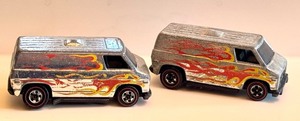 lot 144 image: Pair of Vintage Hot Wheels Redline Super Van Diecast Cars