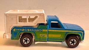 lot 145 image: Vintage Hot Wheels Red Lines Backwoods Bomb Camper Truck, 1974