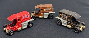 lot 157 image: Set of 3 Vintage Hot Wheels T-Totaller Diecast Trucks