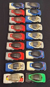 lot 158 image: Collection of 18 Hot Wheels Speed Fleet Series Alien Diecast Cars