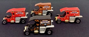 lot 161 image: Set of 4 Vintage Hot Wheels T-Totaller Diecast Trucks