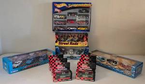 lot 37K image: LR - Collection of Hot Wheels and NASCAR Diecast Multi-Packs, Sealed Packaging