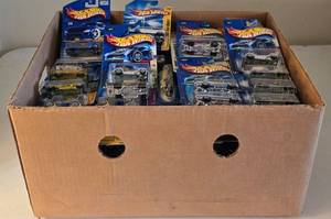 lot 38K image: LR - Lot of 100 Hot Wheels Die-Cast Cars in Original Packaging
