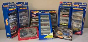 lot 42K image: LR - Hot Wheels Collector Gift Sets and Die-Cast Car Packs Assortment