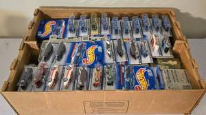 lot 48K image: LR - Box of 100 Hot Wheels Diecast Cars in Packaging Assorted Models
