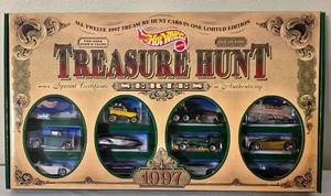 lot 52K image: LR - 1997 Hot Wheels Treasure Hunt Series Limited Edition Set 1 of 5000