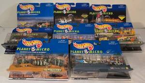 lot 67K image: LR - Set of 8 Hot Wheels Planet Micro Sealed Sets