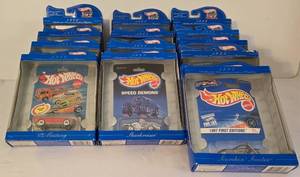 lot 95K image: LR - Collection of 13 Hot Wheels 30th Anniversary Commemorative Replicas in Packaging