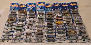 lot 118K image: DR - Lot of 85 Factory-Sealed Hot Wheels Cars in Blister Packs