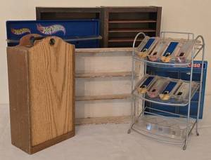 lot 150K image: K - Lot of Collector Display Cases and Cabinets for Diecast Cars and Miniatures