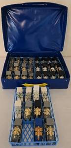 lot 157K image: K - 48-Car Carrying Case with 35 Toy Train Engines