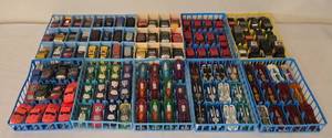 lot 163K image: K - Large Collection of Diecast Toy Cars in Sorting Trays