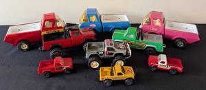 lot 355L image: G - Assorted Tonka Toy Trucks Collection