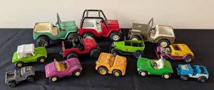 lot 356L image: G - Collection of 11 Vintage Tonka Jeeps and Buggies Assorted Styles