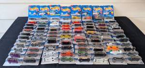 lot 366L image: G - Collection of 80 Sealed Hot Wheels Single Car Packs Assorted Models