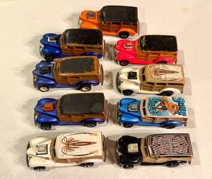 lot 179 image: Lot of 9 Vintage Hot Wheels Diecast Cars Assorted Designs
