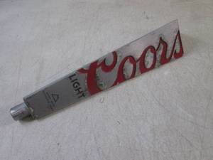 lot 45 image: (FS) Coors Light Beer Tap Handle 12...