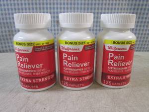 lot 129 image: (EC1) 3 Bottles of Extra Strength P...