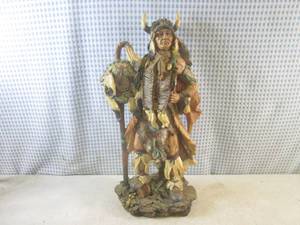lot 137 image: (FS) Native American Chief Figure 1...