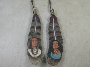 lot 138 image: (CNTR) Native American Couple Ceram...