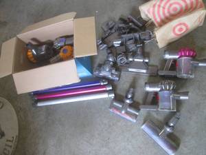 lot 155 image: (EW6) Assortment of Misc Dyson Vacu...