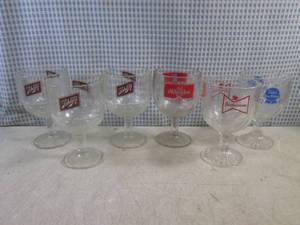 lot 173 image: (BS) Assorted Vintage Footed Beer G...