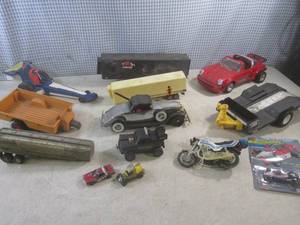 lot 178 image: (EW4) Assorted Toy Trucks Cars Trai...