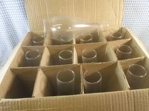 lot 196 image: (A-2) Case of 12 Crisa Oil Lamp Glo...