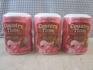 lot 228 image: (B-2) 3 Containers of Country Time ...