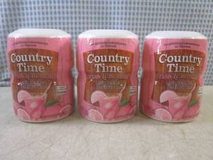 lot 230 image: (B-1) 3 Containers of Country Time ...