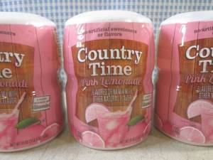 lot 231 image: (B-1) 3 Containers of Country Time ...