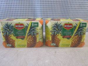 lot 234 image: (B-2) 2 - 6-Packs of Del Monte 100%...