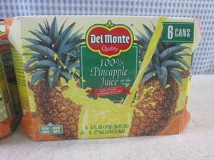 lot 235 image: (B-2) 2 - 6-Packs of Del Monte 100%...