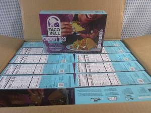 lot 258 image: (EC2) 12 Boxes of Taco Bell Crunchy...