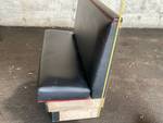 lot 1150 image: Red and Black Large Booth 53 L x 40.5 H