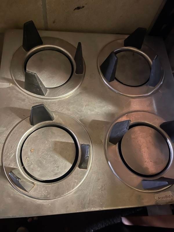 lot 1201 image: Servolift spring-loaded plate dispenser for 6 plates