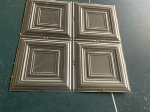 lot 18 image: 24 x 24 Metal Ceiling Tiles