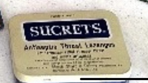 lot 90 image: Vintage Sucrets Throat lozenges tin