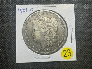lot 23 image: 1901-O Morgan Silver Dollar