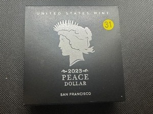 lot 31 image: 2023 Proof San Francisco Morgan Silver Dollar in Original Mint Package with COA