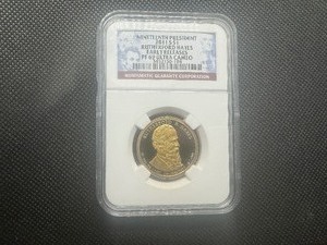 lot 96 image: 19th President Rutherford Hayes 2011 S $1 Early Releases NGC PF 69 Ultra Cameo